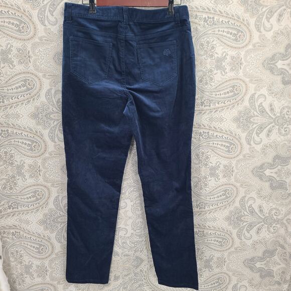 Brooks brothers velvet 5 pocket casual pant Size 10 dark academia preppy coastal - Picture 4 of 9